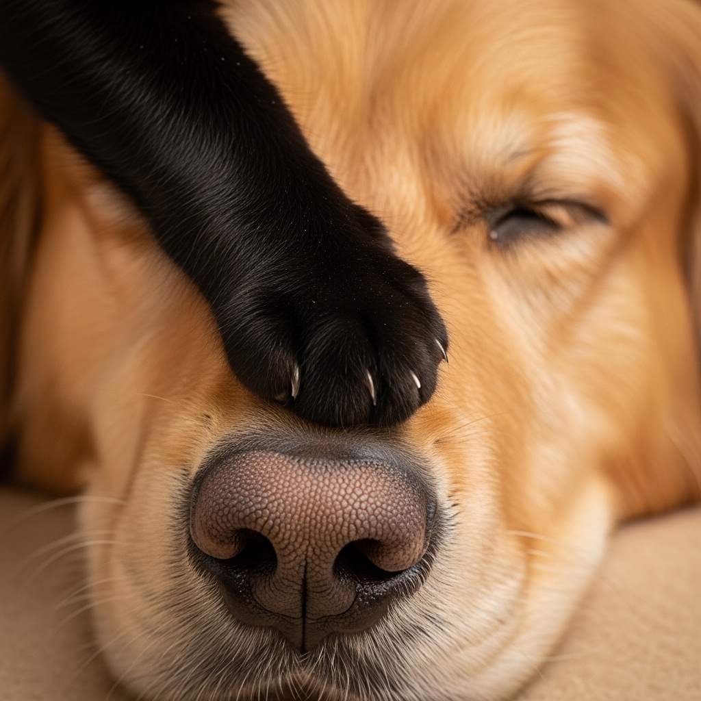 A tender moment between Luna and Max