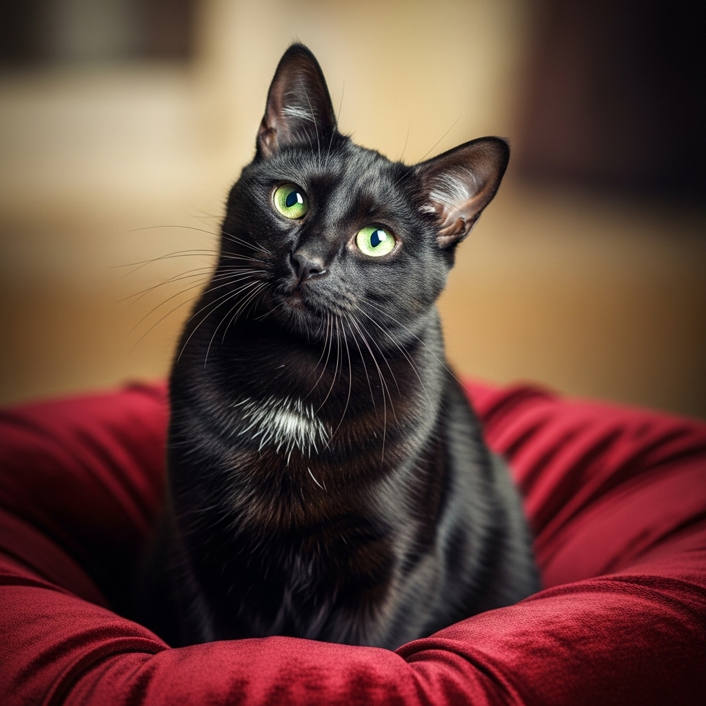 Portrait of Luna the cat